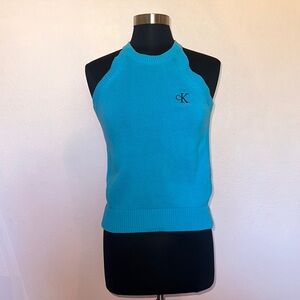 Calvin Klein Jeans Blue Crewneck Top